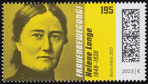 3761 Pädagogin und Frauenrechtlerin Helene Lange, ** postfrisch