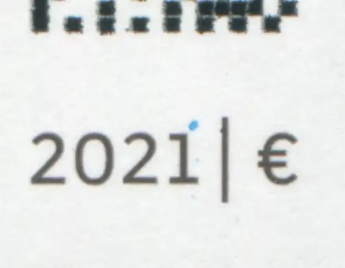 3649I Die drei ??? PLF I blauer Punkt rechts oben an der 1 von 2021, Feld 3 **