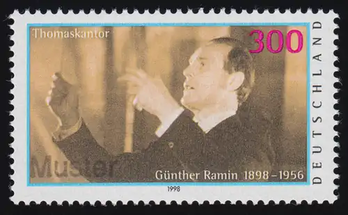 2020 Organist Günther Ramin, Muster-Aufdruck