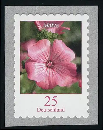 2513 Blumen 25 Cent sk aus 10000-Rolle mit GERADER Nummer **