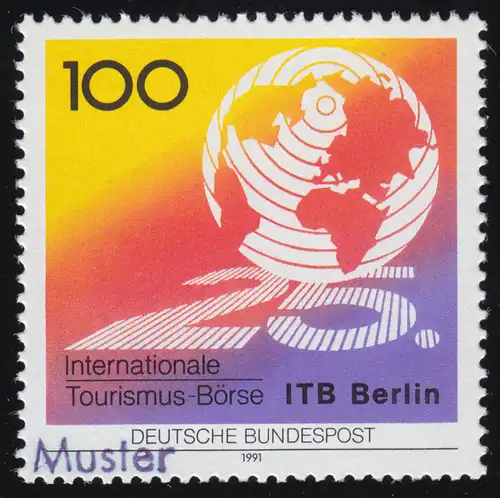 1495 ITB - Internationale Tourismusbörse Berlin, Muster-Aufdruck