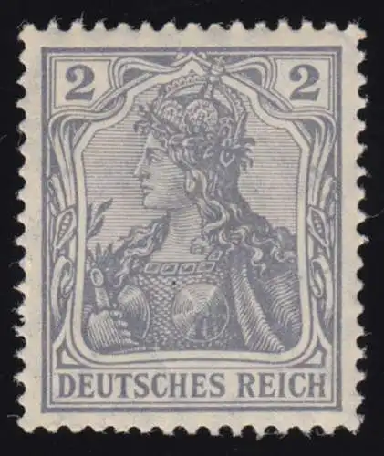 83 I Germania 2 Pf Deutsches Reichs Paix pressing, **