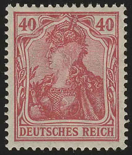 145II Germania 40 Pf Type de pression II, **