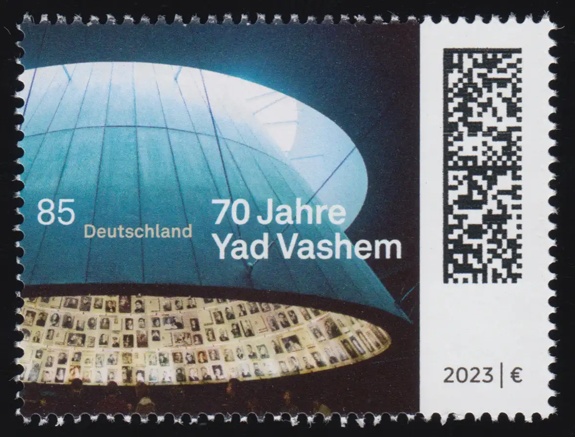 3781 Holocaust Gedenkstätte 70 Jahre Yad Vashem, postfrisch ** / MNH