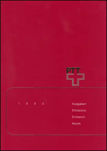 PTT-Jahrbuch Schweiz 1990, postfrisch