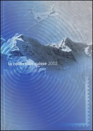 PTT-Jahrbuch Schweiz 2002, alle Marken mit Ersttagsstempel