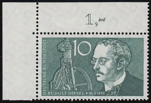 284 Rudolf Diesel ** Ecke o.l.