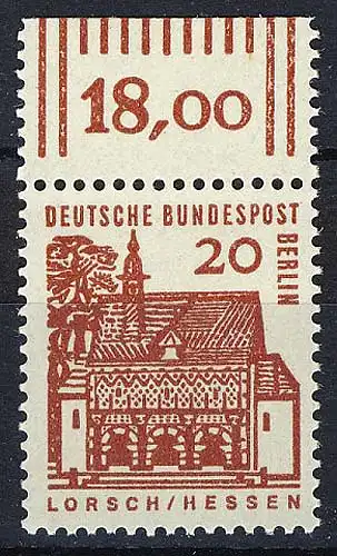 244 Bauwerke klein 20 Pf Oberrand ** postfrisch