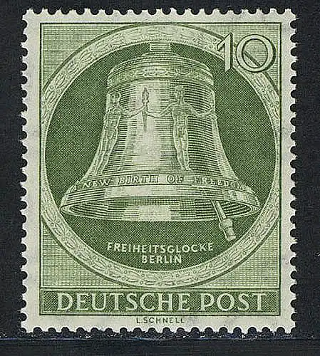 83 Glocke II (Klöppel rechts) 10 Pf **