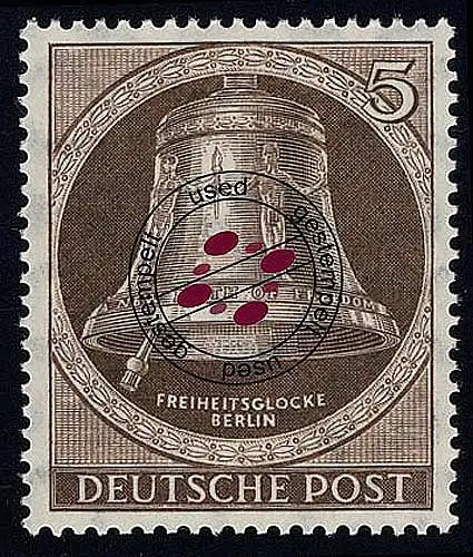 75 Glocke I (Klöppel links) 5 Pf O