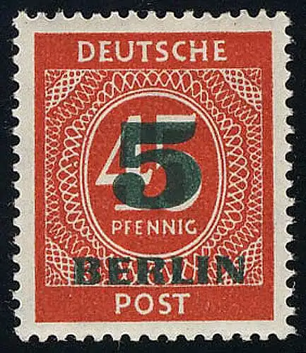 64 Grünaufdruck 5 Pf **