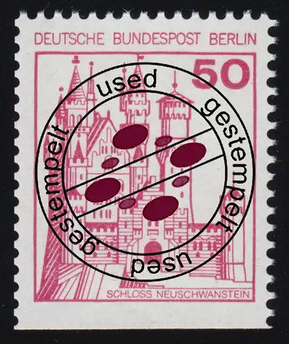 536D Burgen und Schlösser 50 Pf Neuschwanstein O