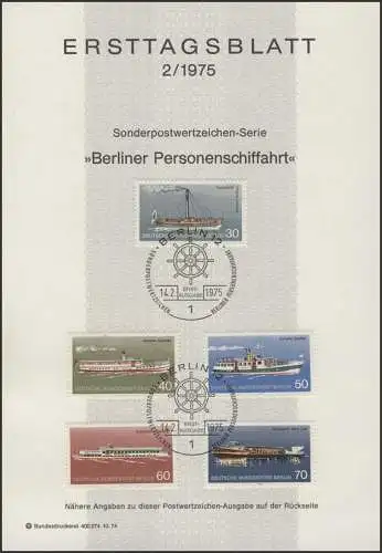 ETB 02/1975 Berliner Verkehrsmittel, Schiffe