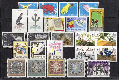 1079-1102 Liechtenstein Jahrgang 1994 komplett, postfrisch **