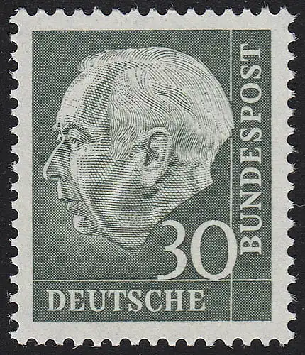 259y Theodor Heuss 30 Pf fluoreszierendes Papier (Lumogen) **