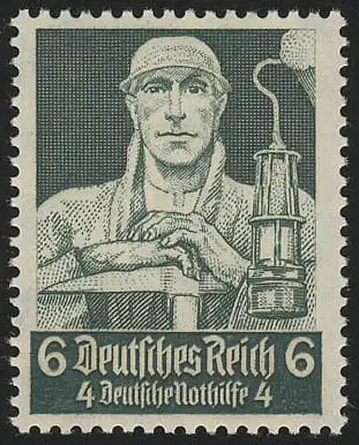 559 Nothilfe Berufsstände Bergmann 6 Pf **