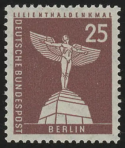 147wv geriffelt Stadtbilder Lilienthal-Denkmal 25 Pf O