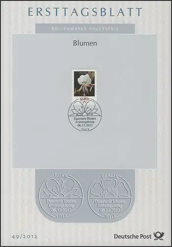 ETB 49/2012 Blumen 240 Cent, Prachtkerze