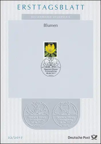 ETB 22/2017 Blumen, Winterling 10 Cent