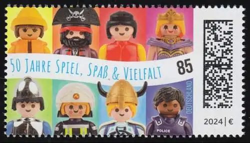 3820 personnages Playmobil, autocollant, frais **/MNH