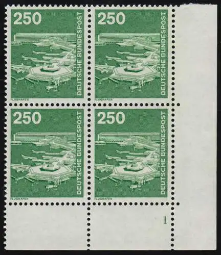 1137 Industrie 250 Pf Flughafen ** Vbl FN1