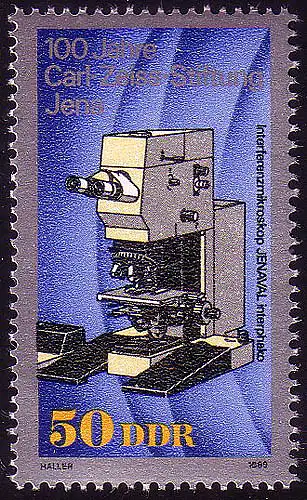 3252 Carl-Zeiss-Stiftung 50 Pf **