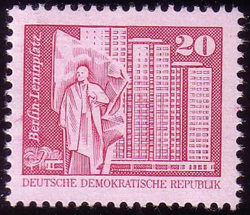 2485 Aufbau in der DDR Kleinformat 20 Pf **