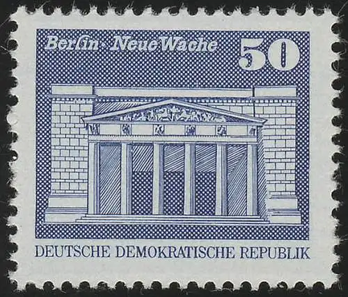 2549v Aufbau in der DDR/klein 50 Pf, Papier v, **