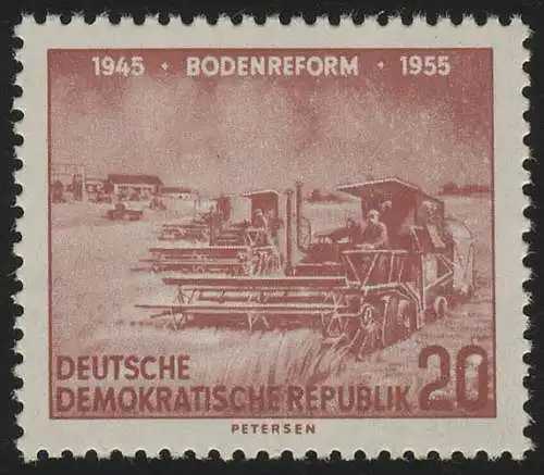 483 XI Bodenreform 20 Pf Wz.2 XI **