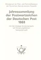 amtliche Jahressammlung DDR 1988 mit ESSt