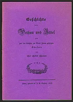 Morawek, Carl Gottlob: Geschichte von Pethau und Zittel als zwei der kleinsten zur Stadt Zittau gehörigen Dörfern. 