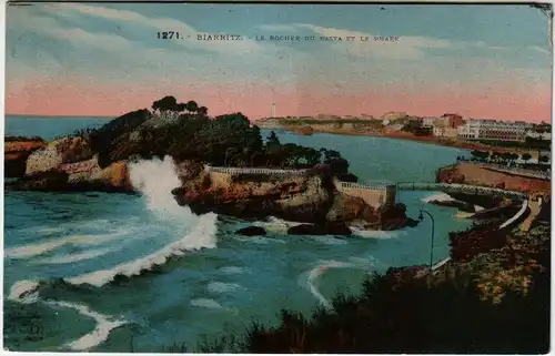 BIARRITZ, Le Rocher du Basta et le Phare