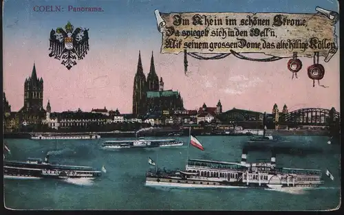 Coeln: Panorama - jahr 1918