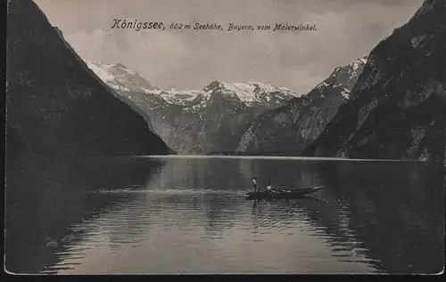 Köningssee, 602 m Seehöhe, Bayern, vom Malerwinkel