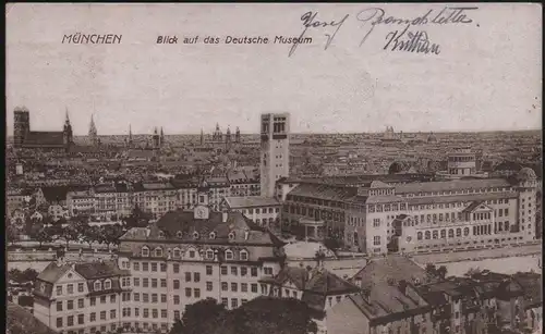 München Blick auf das Deutsche Museum