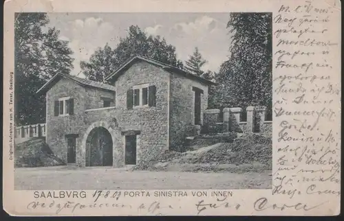 Saalbvrg - Porta Sinistra von Innen - jahr 1903
