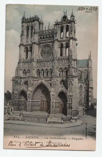 Amiens. - La Cathedrale. - Facade