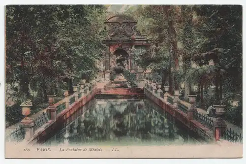 Paris. - La Fontaine de Medicis. jahr 1905