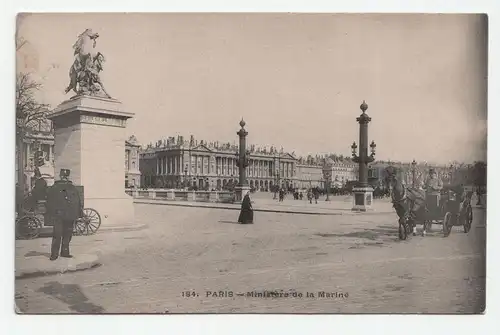 Paris - Ministere de la Marine // Alte Ansichtskarte