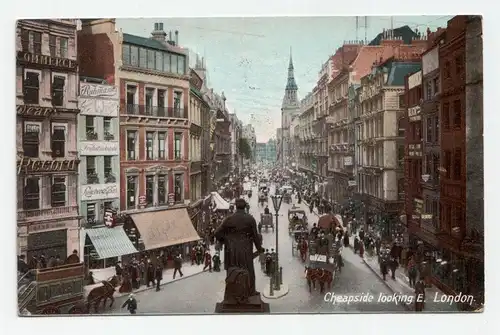 Cheapside looking E. London. jahr 1906