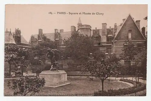 Paris - Square et Musee de Cluny