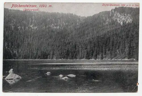 Plöckensteinsee, 1090 m. (Böhmerwald).