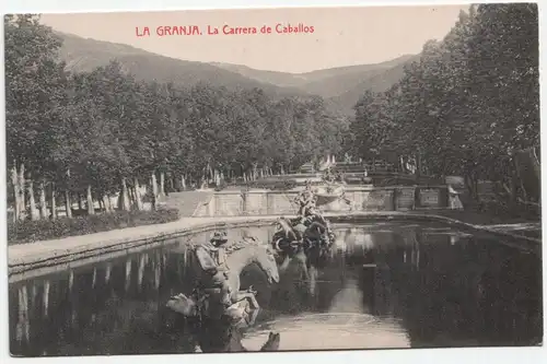 La Granja. La Carrera de Caballos.