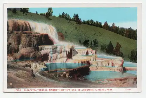 Cleopatra Terrace. Mammoth Hot Springs. Yellowstone National Park.