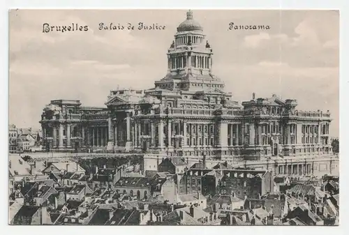 Bruxelles. Palais de Justice. Panorama