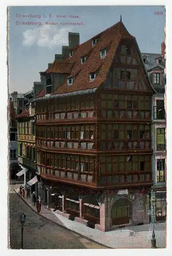 Strassburg i. E. Altes Haus.