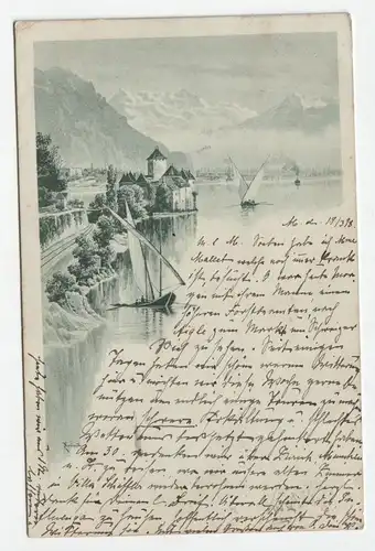 Suisse. Montreux. jahr 1898