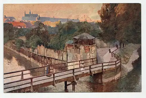 Prag. Insel Kampa. jahr 1911