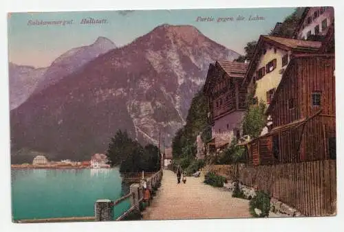 Salzkammergut. Hallstatt. Partie gegen die Lahn. jahr 1910.