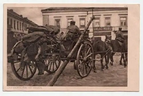 Das Vierte Rad Am Wagen. jahr 1916. // Feldpost